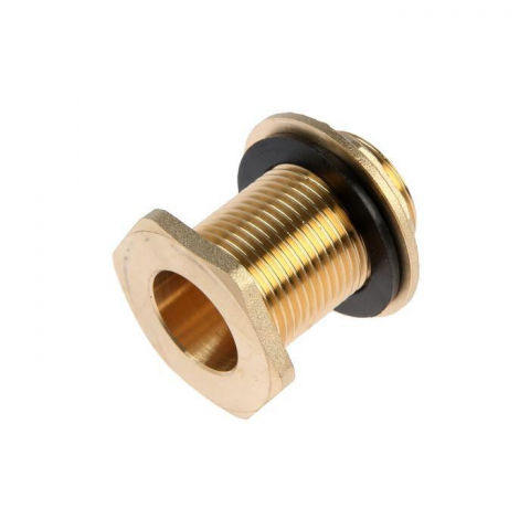 Фитинг врезка 3/4 в бак удлиненная (латунь)