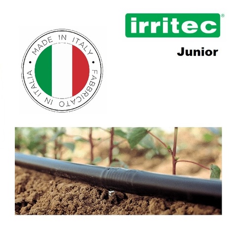 Капельная линия IRRITEC Junior 2,1l/h, 33 cm, 16mm 1 метр черная